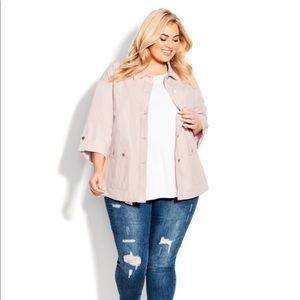 NWT Avenue size 16 blush jacket